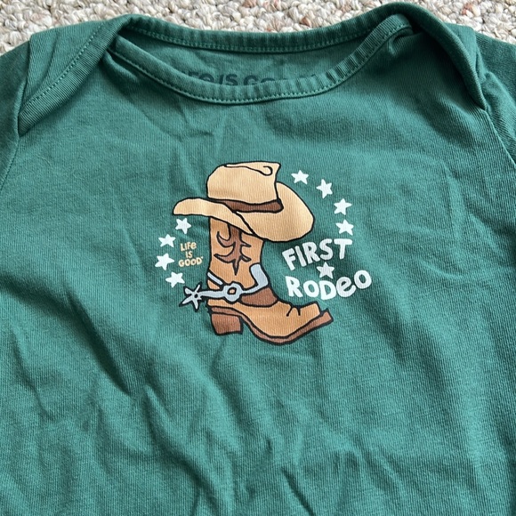 Life is Good - First Rodeo Onesie - Picture 2 of 3